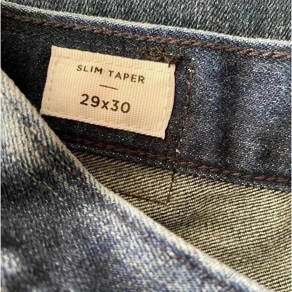 💥PACSUN Mens Slim Taper Vintage Jeans 29 - Picture 8 of 11